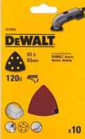 DEWALT Detail Sanding Sheets - Hook & Loop (10) 93 x 93mm 120g £5.19